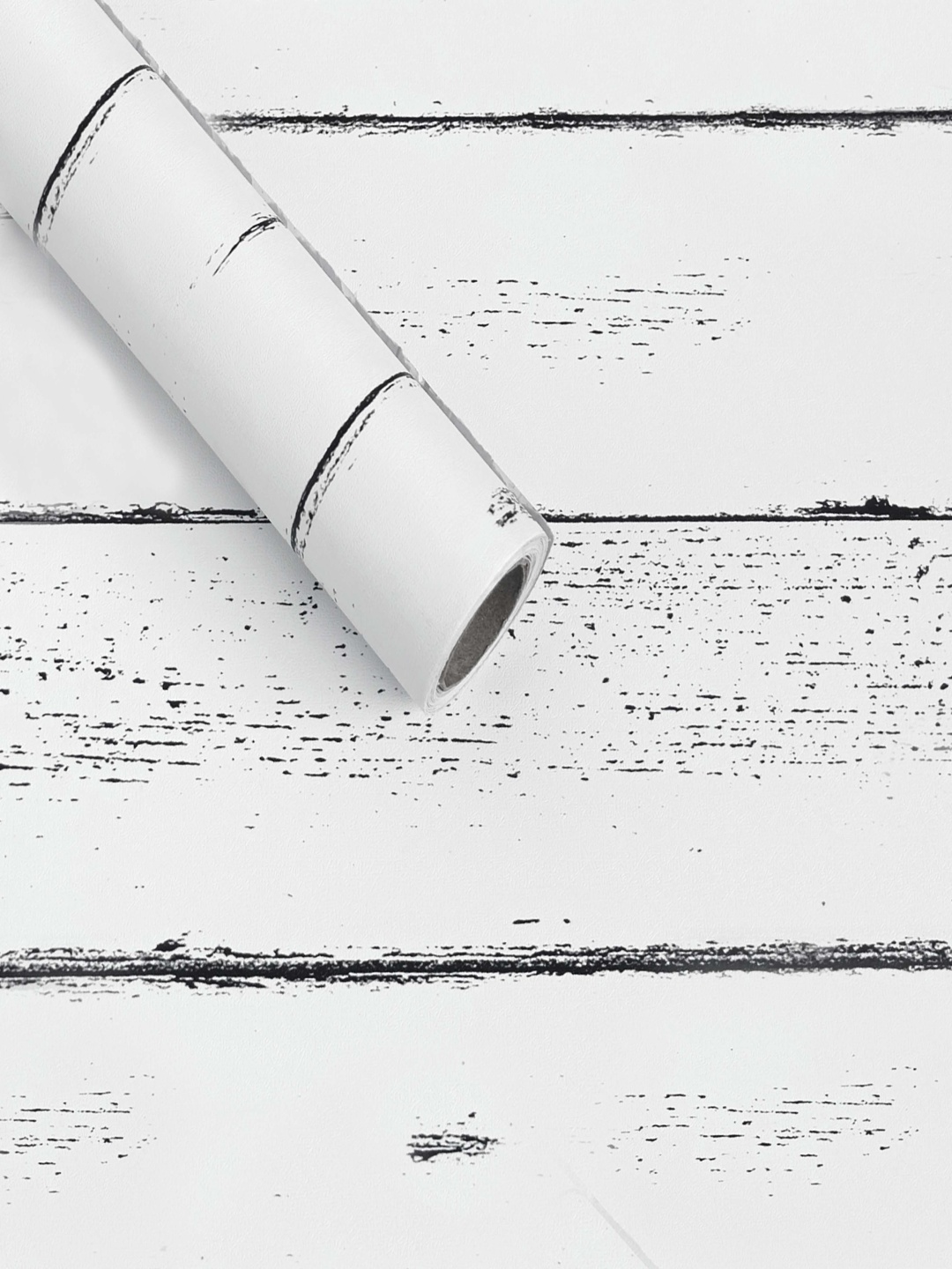 

ANNA CREATIONS White & Black Printed Self-Adhesive Wallpaper