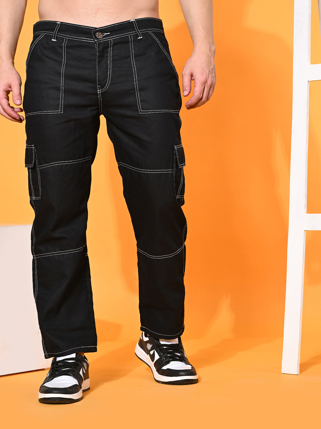 

COMFITS Regular Fit Men Black Jeans