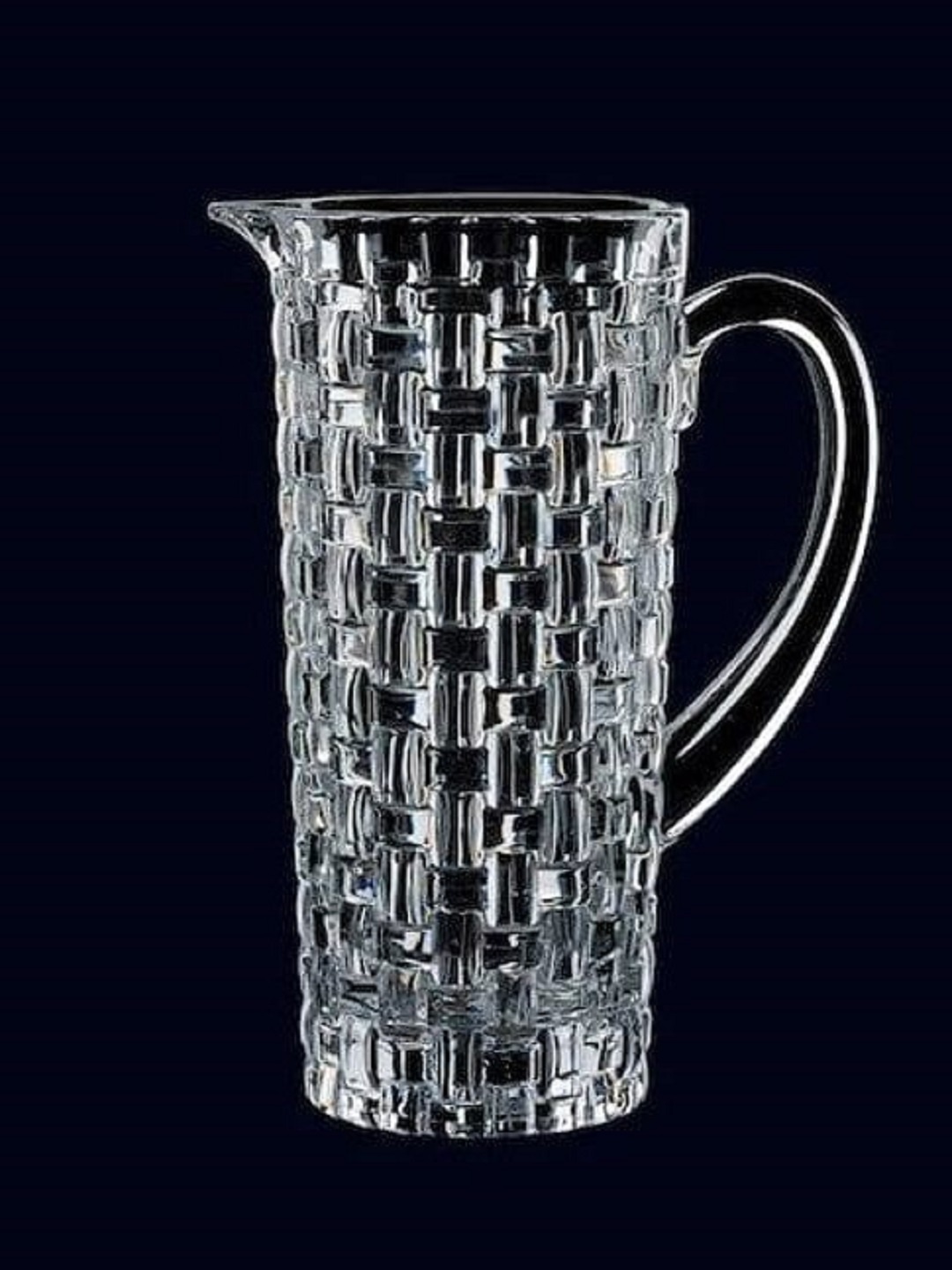 

Nachtmann Transparent 5 Pieces Textured Water Jugs With Goblets
