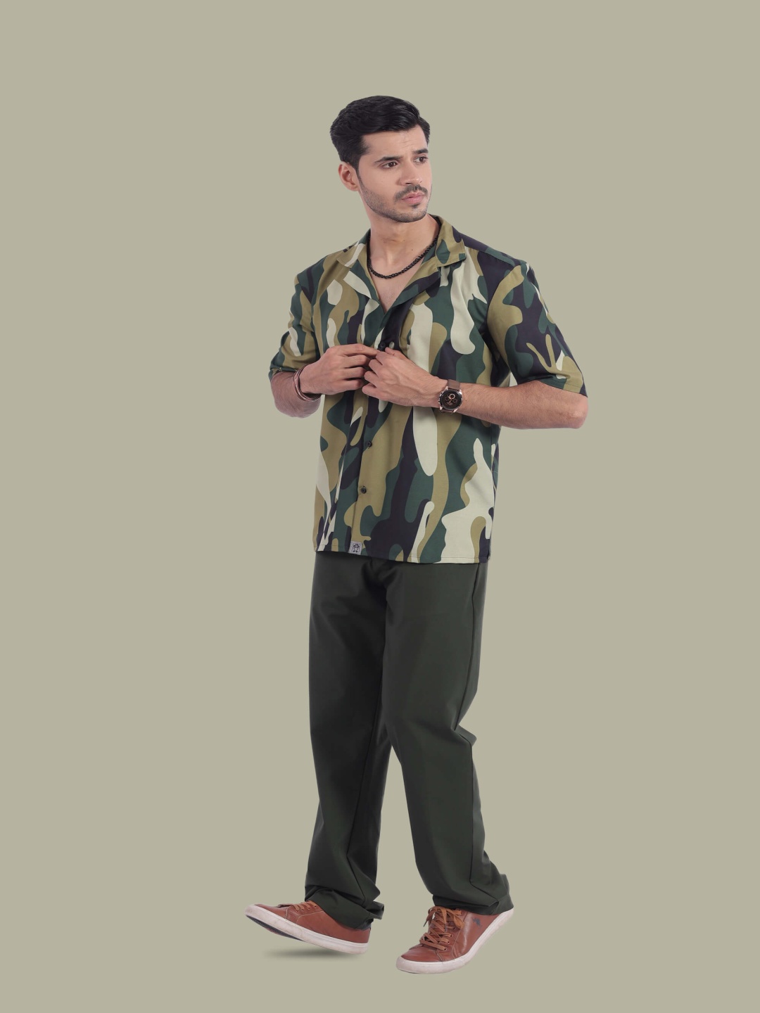 

STITCH MONKEY Men Comfort Opaque Printed Casual Shirt, Multi
