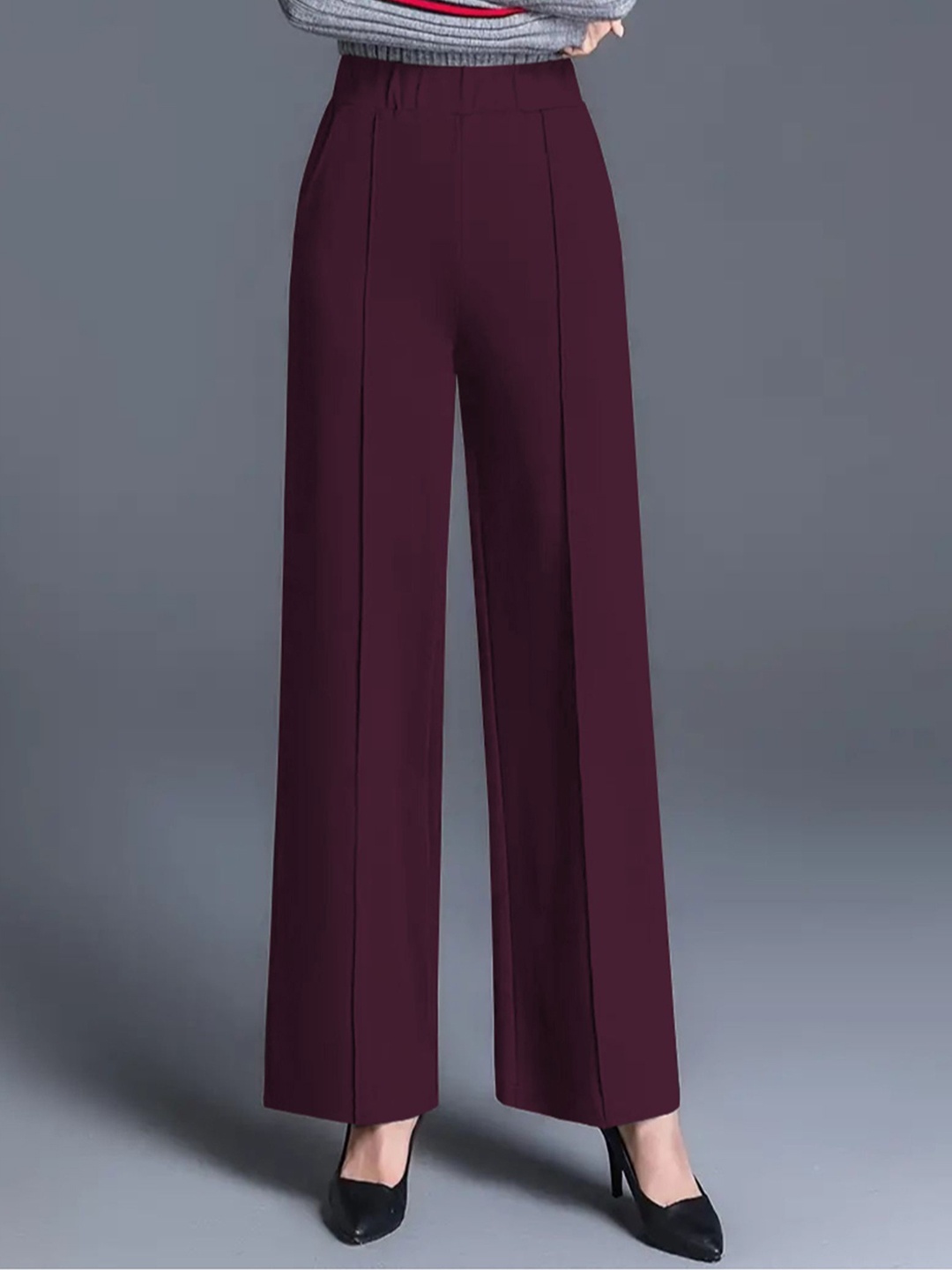 

Jinax Women Relaxed Straight Leg Trousers, Pink