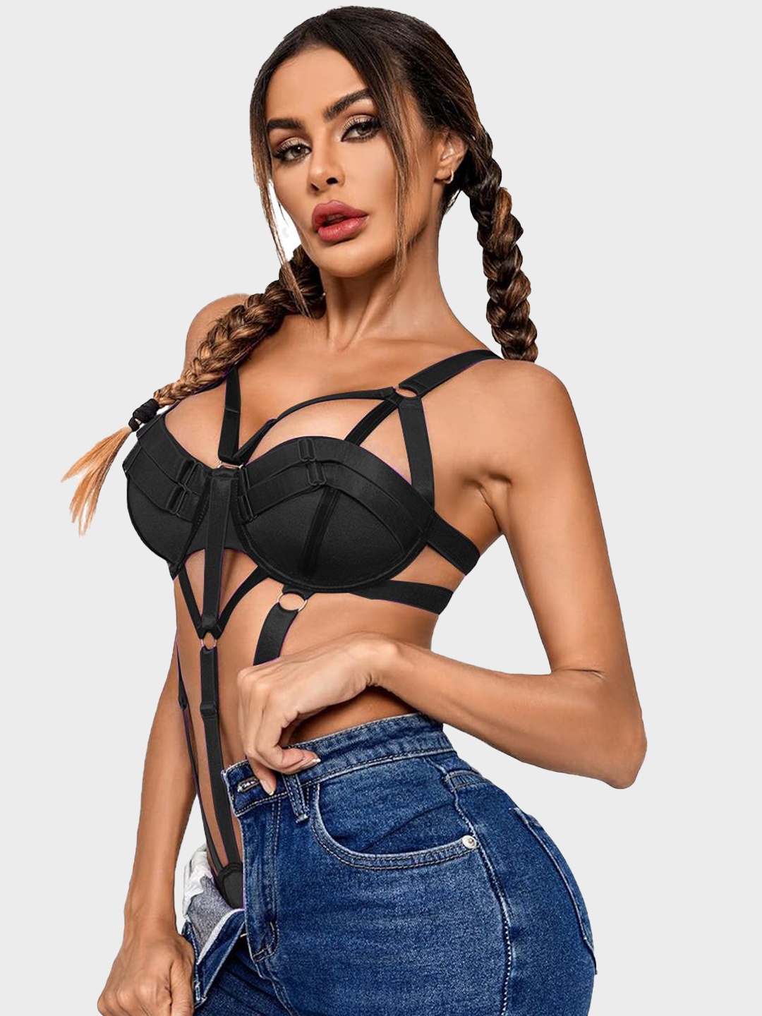 

Krelin Shoulder Straps Baby Doll, Black