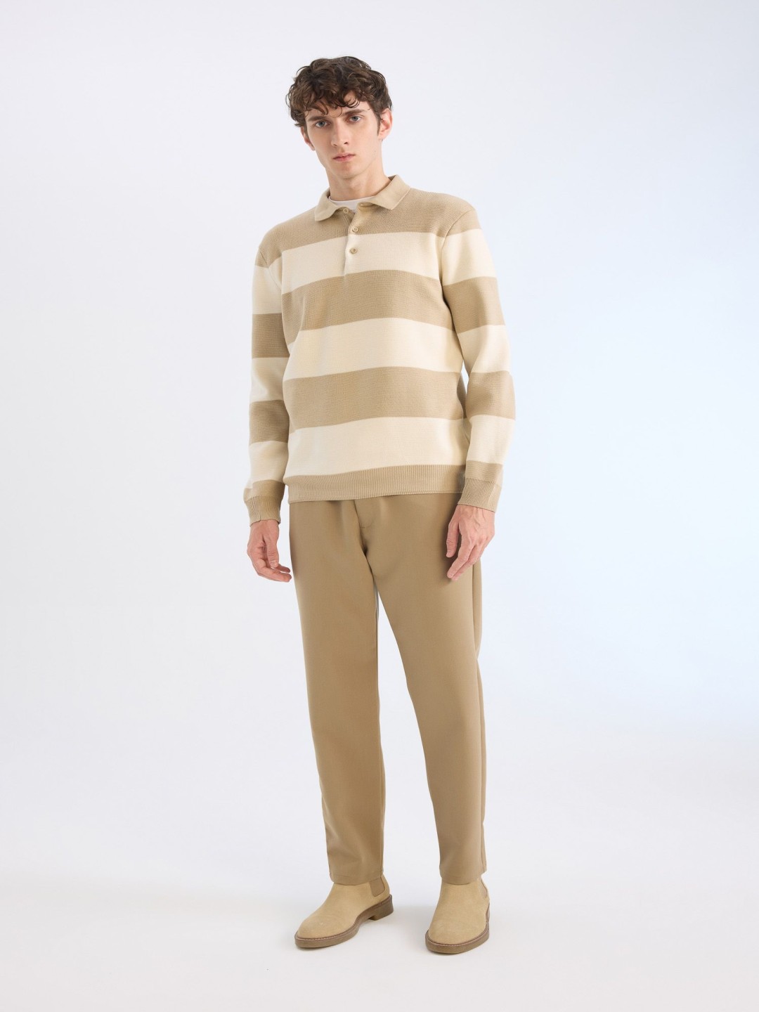 

DeFacto Men Chinos Regular Fit Trousers, Na