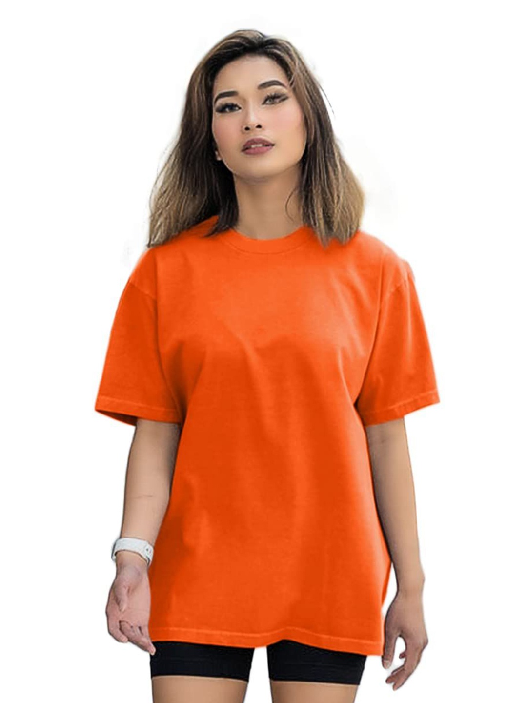 

NOTWILD Women Classic Opaque Casual Shirt, Orange