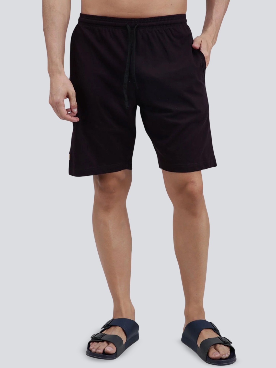 

AMUL COMFY Men Regular Fit Shorts, Brown