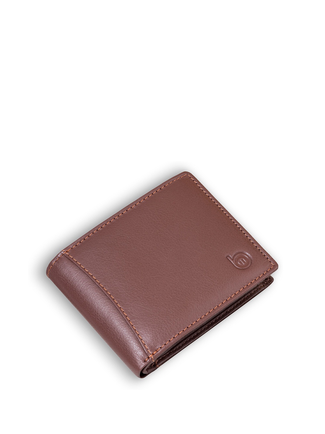 

BAGMAN Men Leather Two Fold Wallet, Maroon