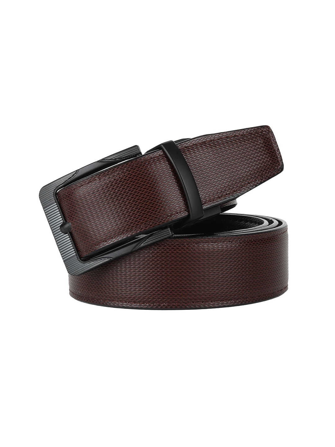 

Provogue Men Textured Reversible Formal Belt, Brown
