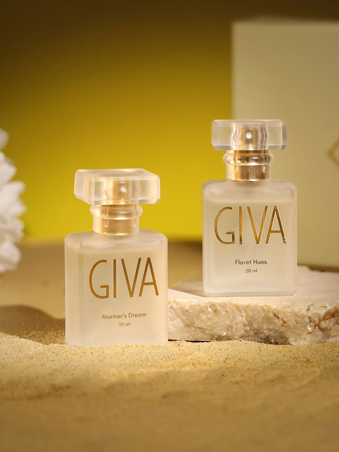 

GIVA Set Of 2 Floral Tides - Mariner's Dream & Floret Hues Eau De Parfum - 20 ml Each, White