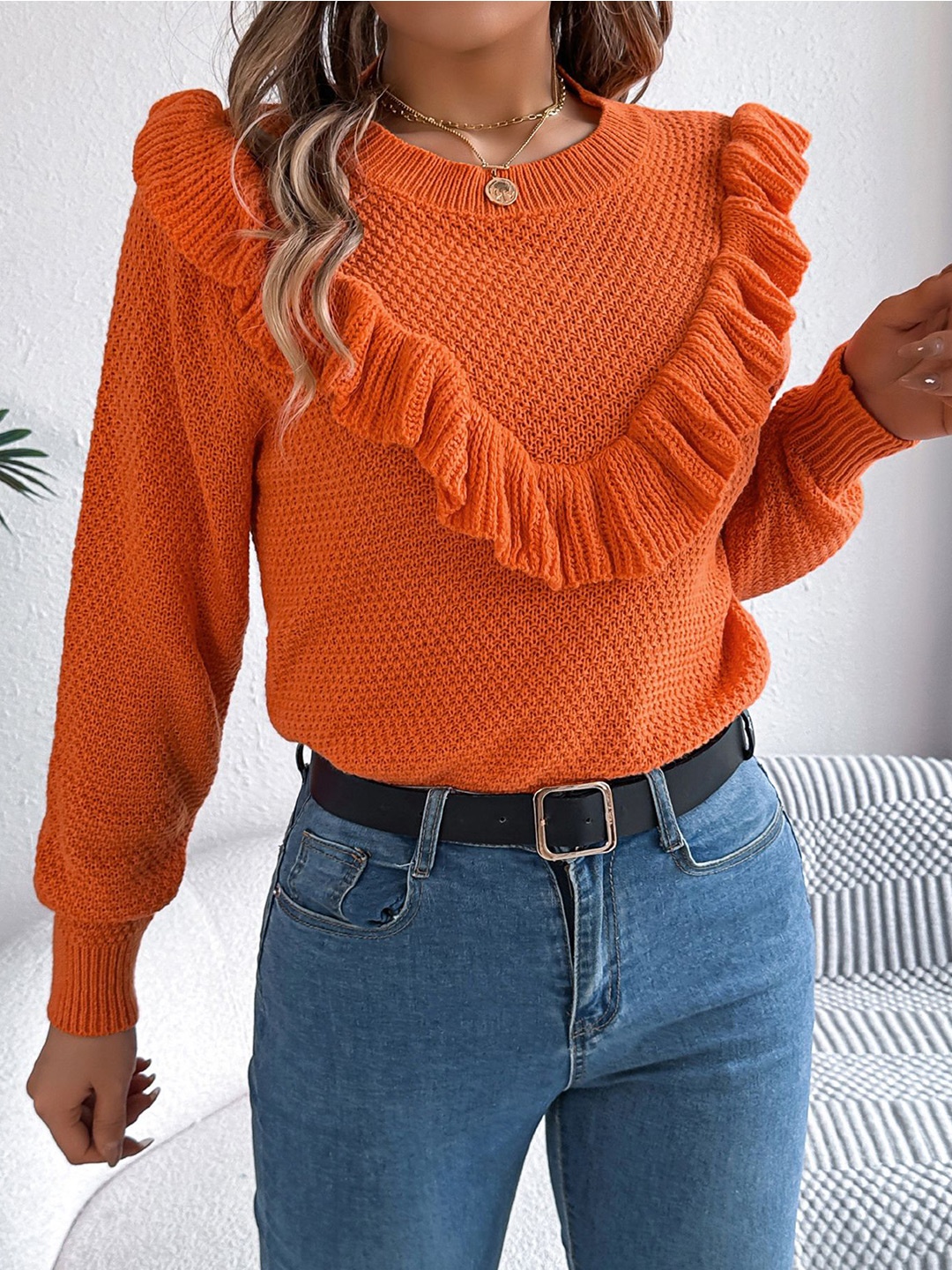 

StyleCast x Revolte Women Pullover, Orange