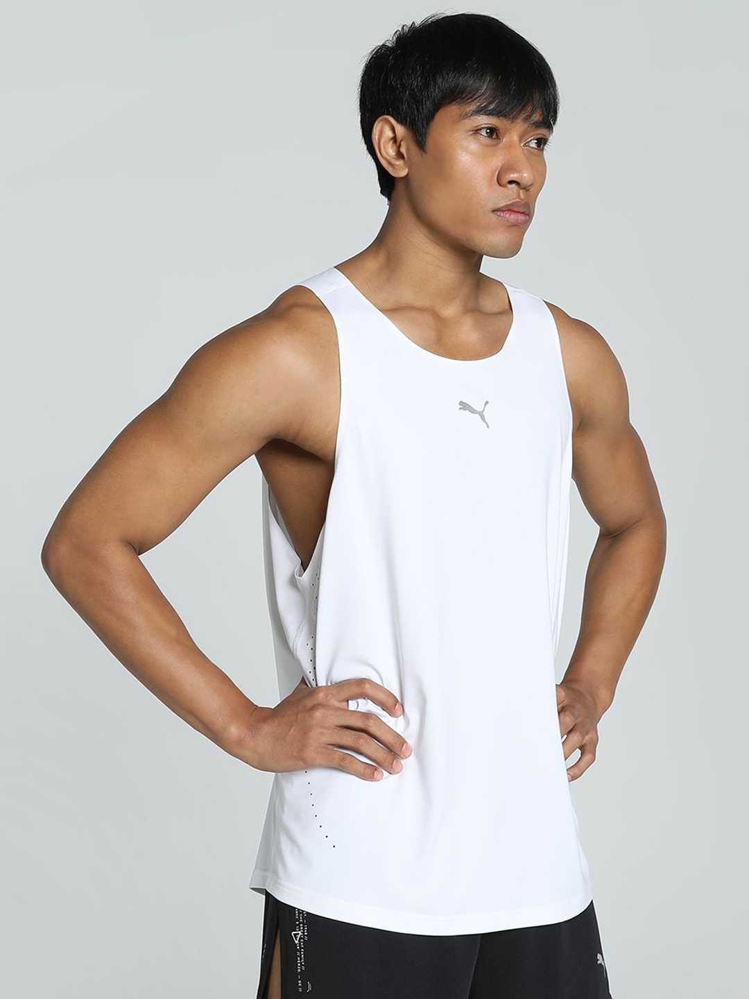 

Puma Cloudspun Men's Running Tank, White