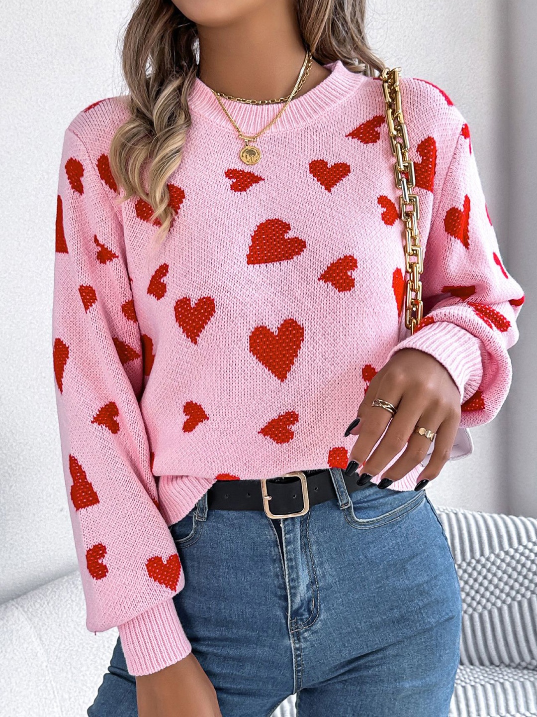 

StyleCast x Revolte Women Pullover Sweater, Pink