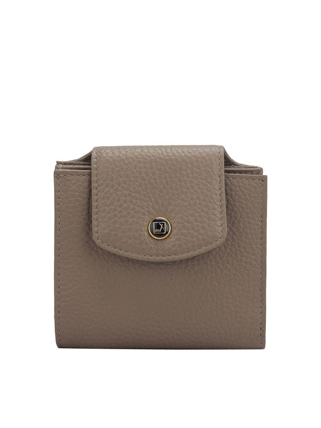 

Da Milano Women Leather Two Fold Wallet, Brown