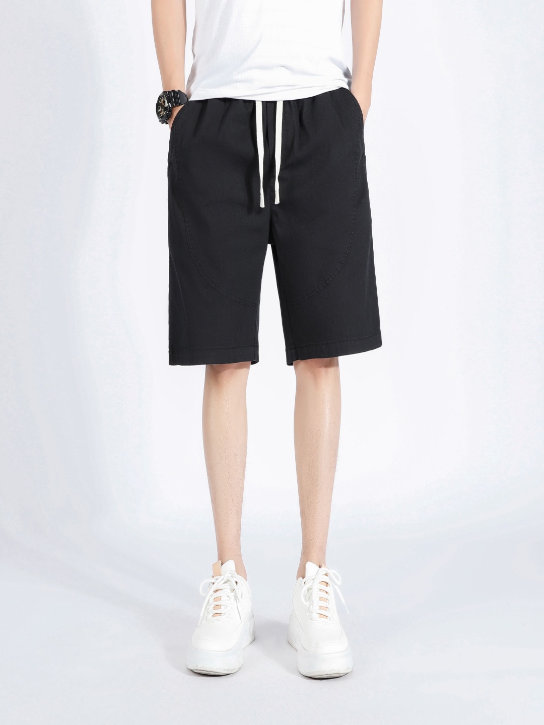 

StyleCast x Revolte Men Shorts, Black