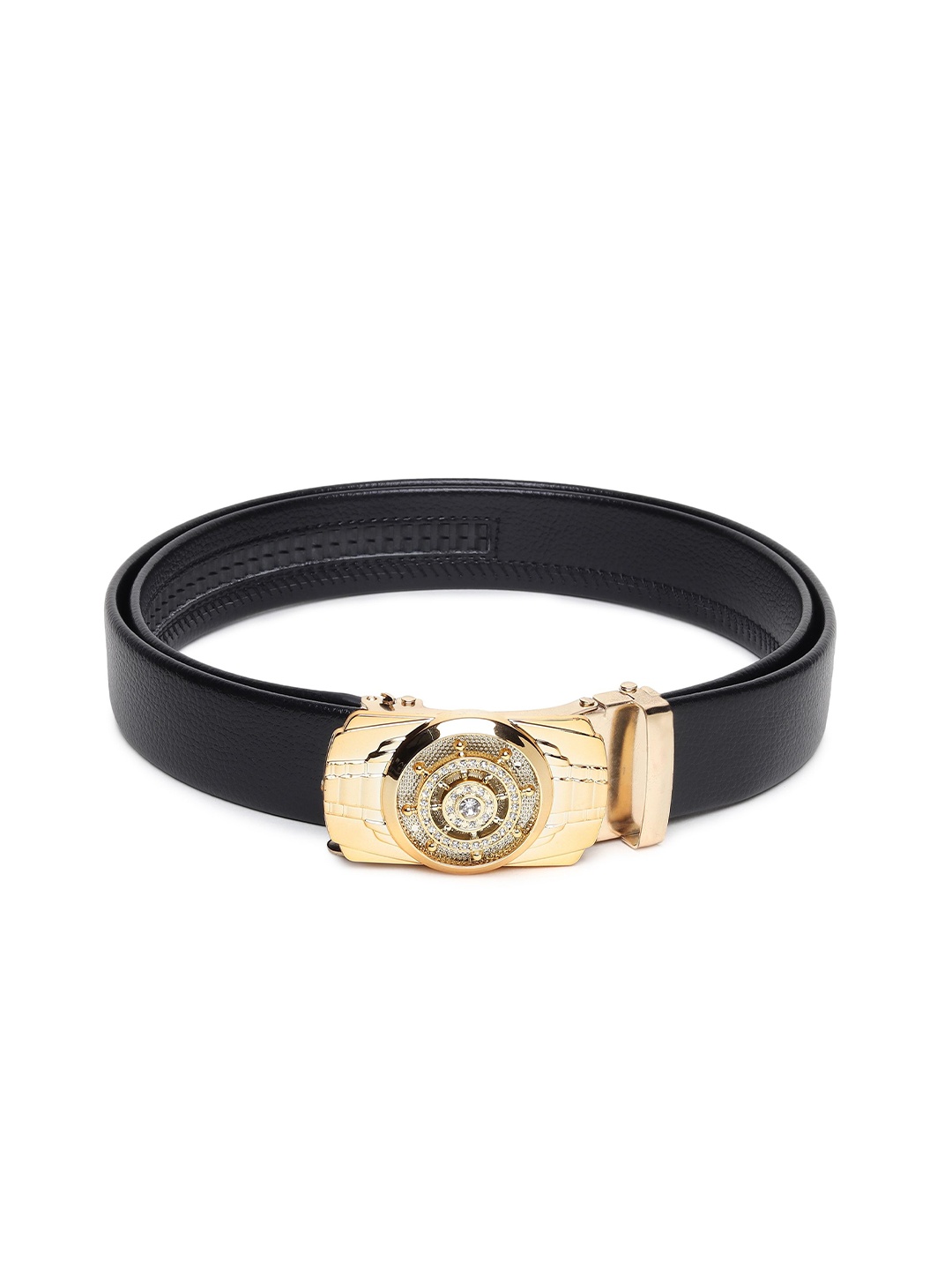 

Provogue Men Textured Belt, Black