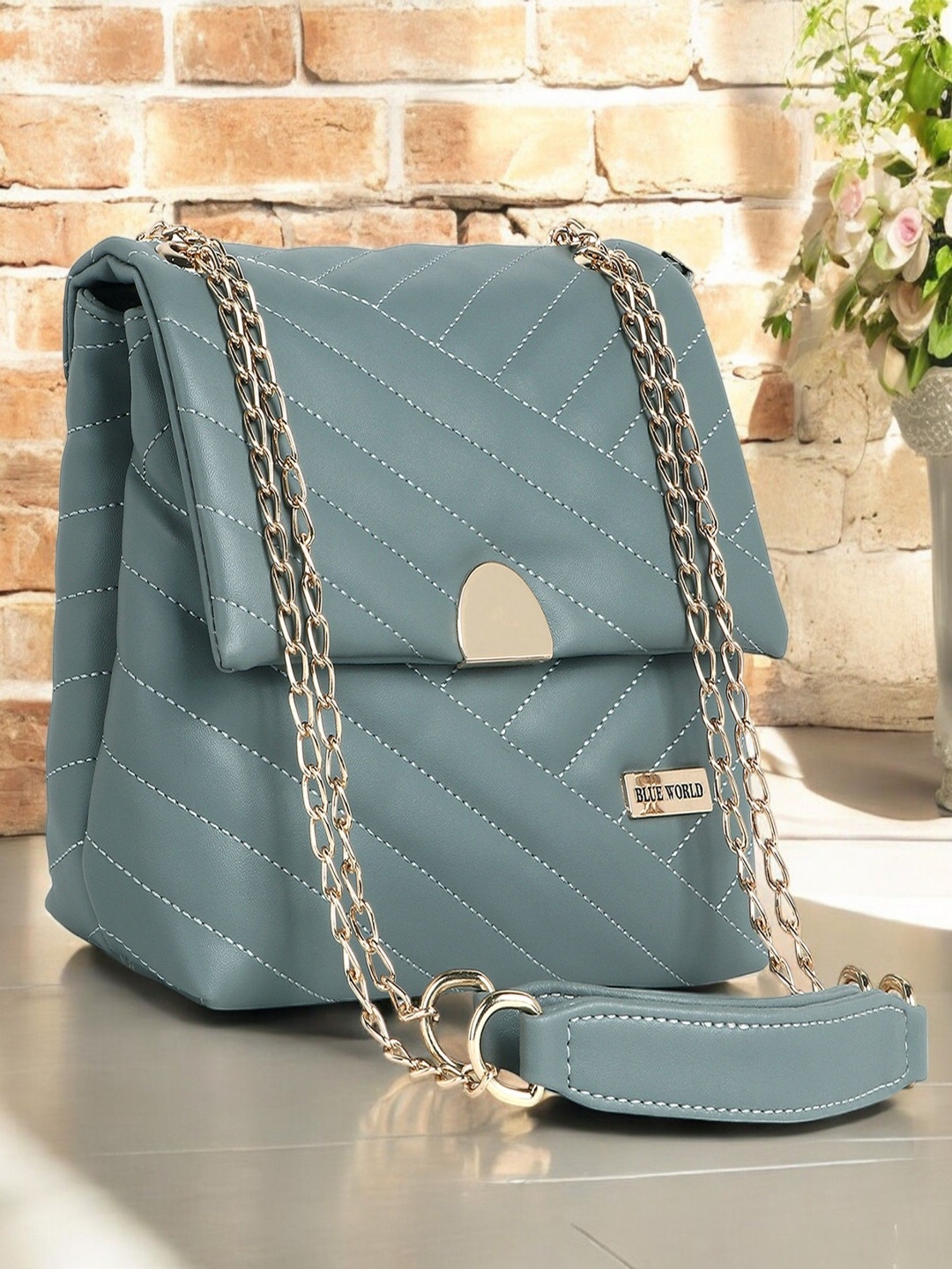 

BLUE WORLD Women Solid Crossbody Sling Bag, Green