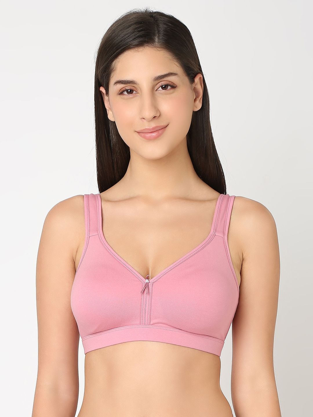 

Juliet Full Coverage Cotton Minimizer Bra, Pink