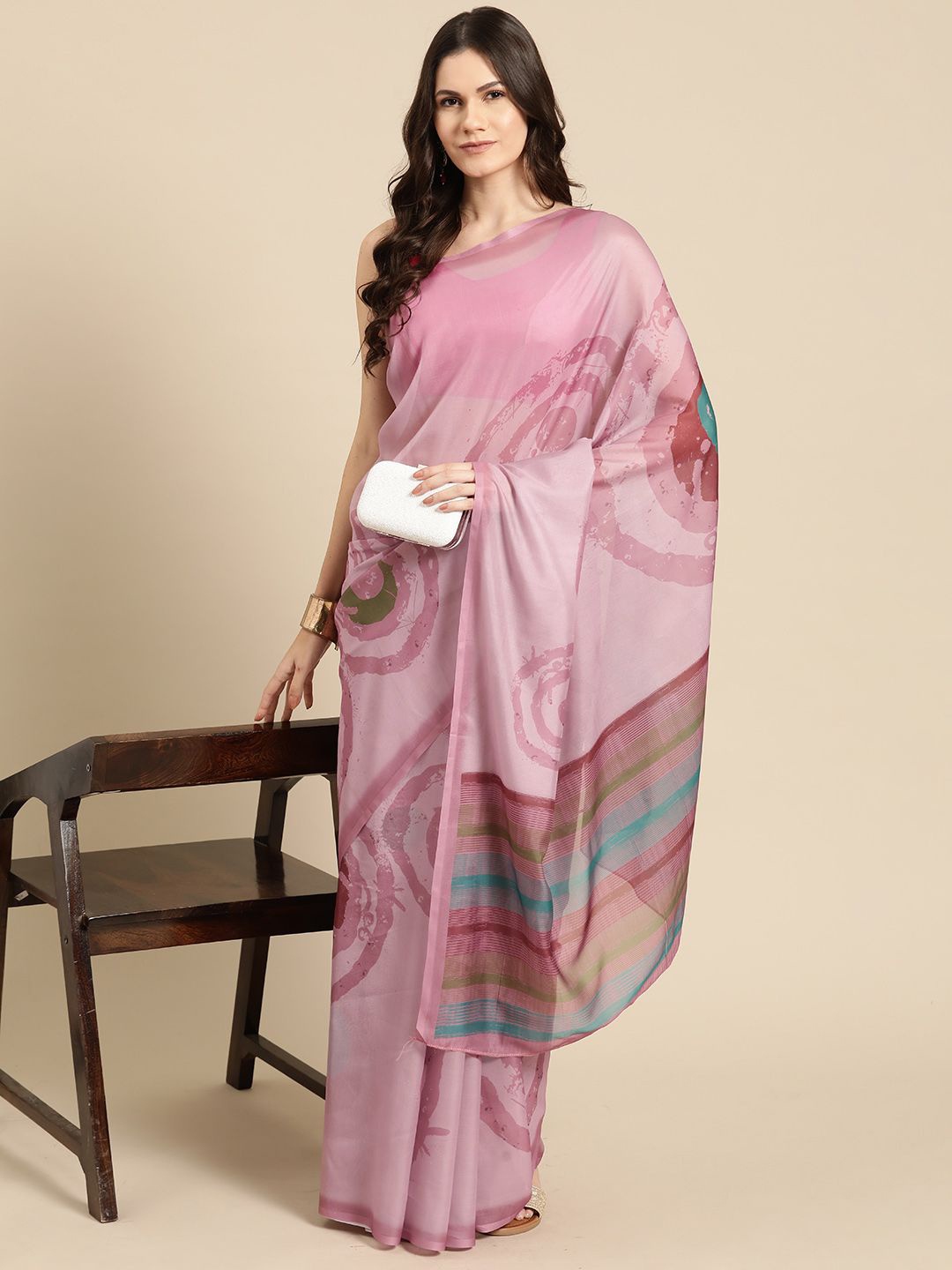 

DIVASTRI Saree, Peach