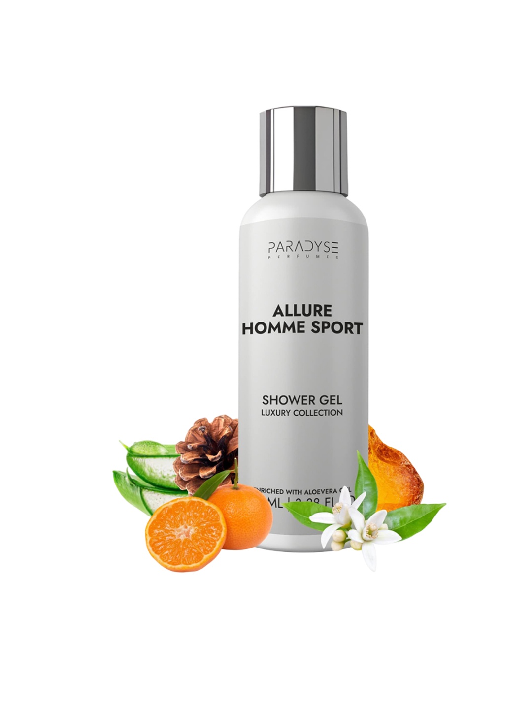 

PARADYSE PERFUMES Allure Homme Sport Shower Gel - 100 ml, Transparent