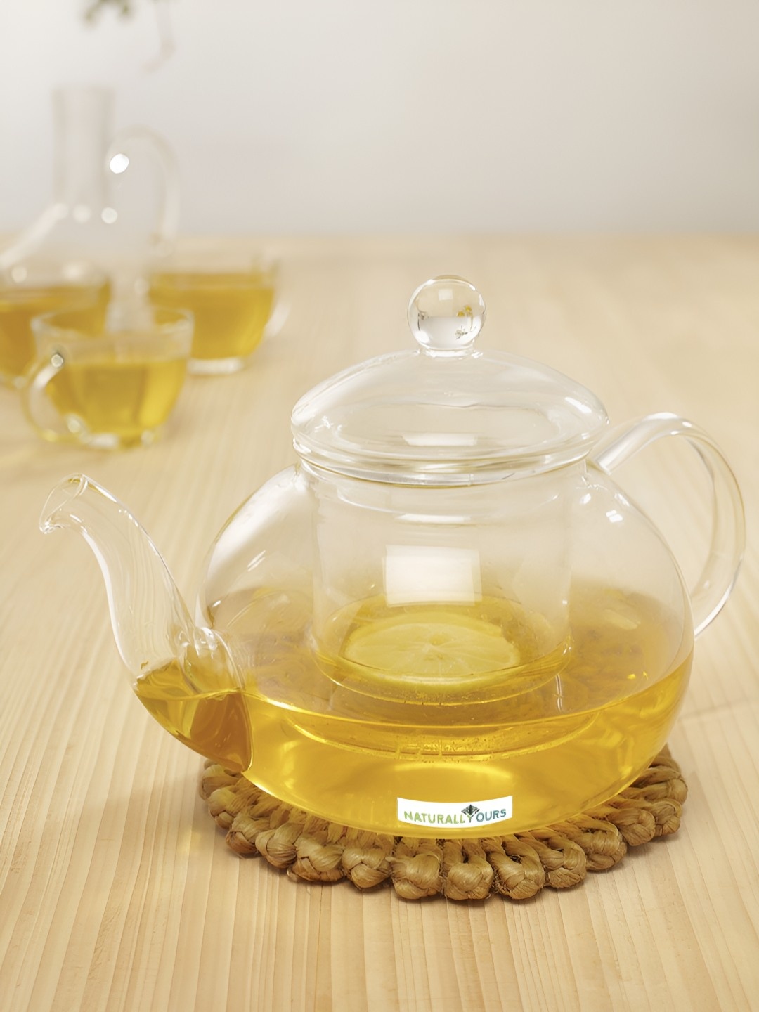 

NATURALLY YOURS Transparent Glassware Tea Pot