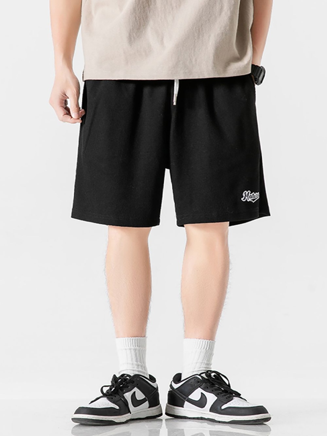 

StyleCast x Revolte Men Outdoor Shorts, Black