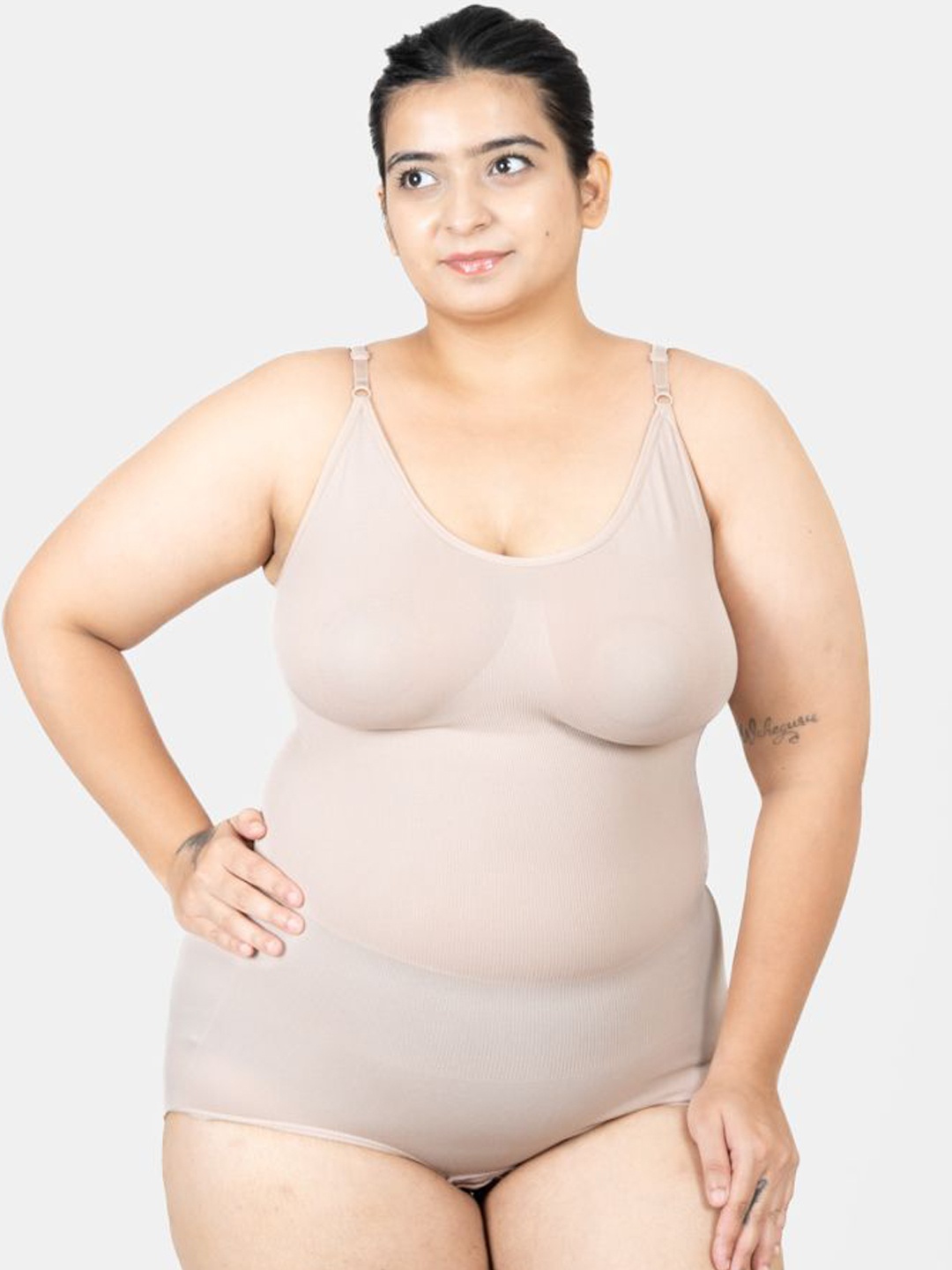 

Shapercult Women Snatched Bodysuit - Body Shaper, Beige