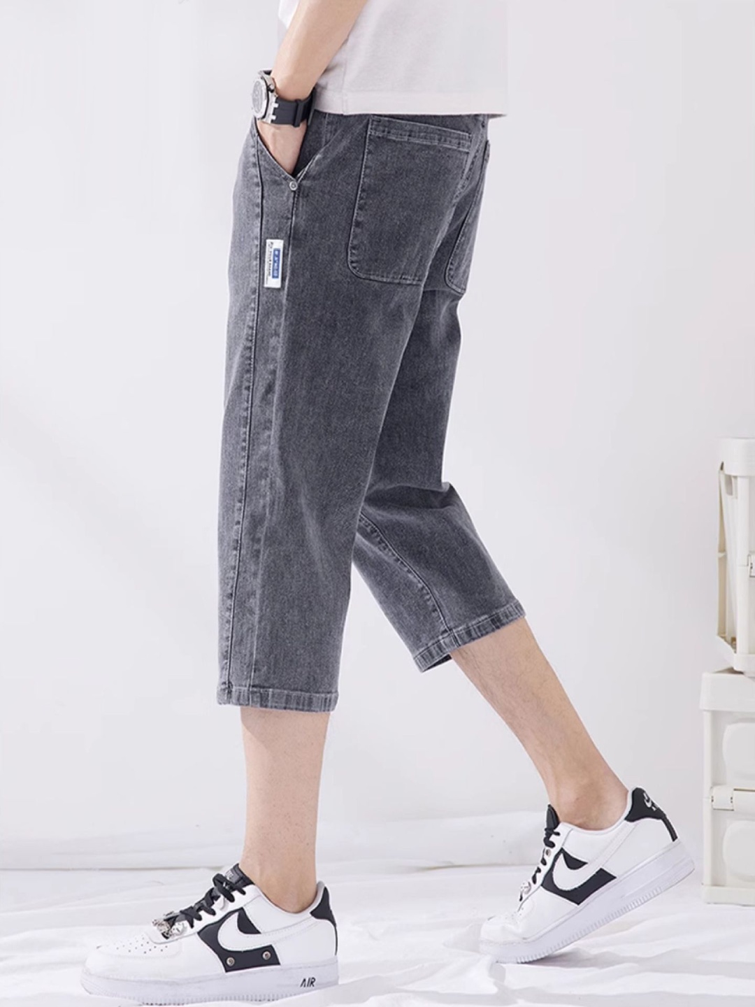 

StyleCast x Revolte Men Shorts, Grey