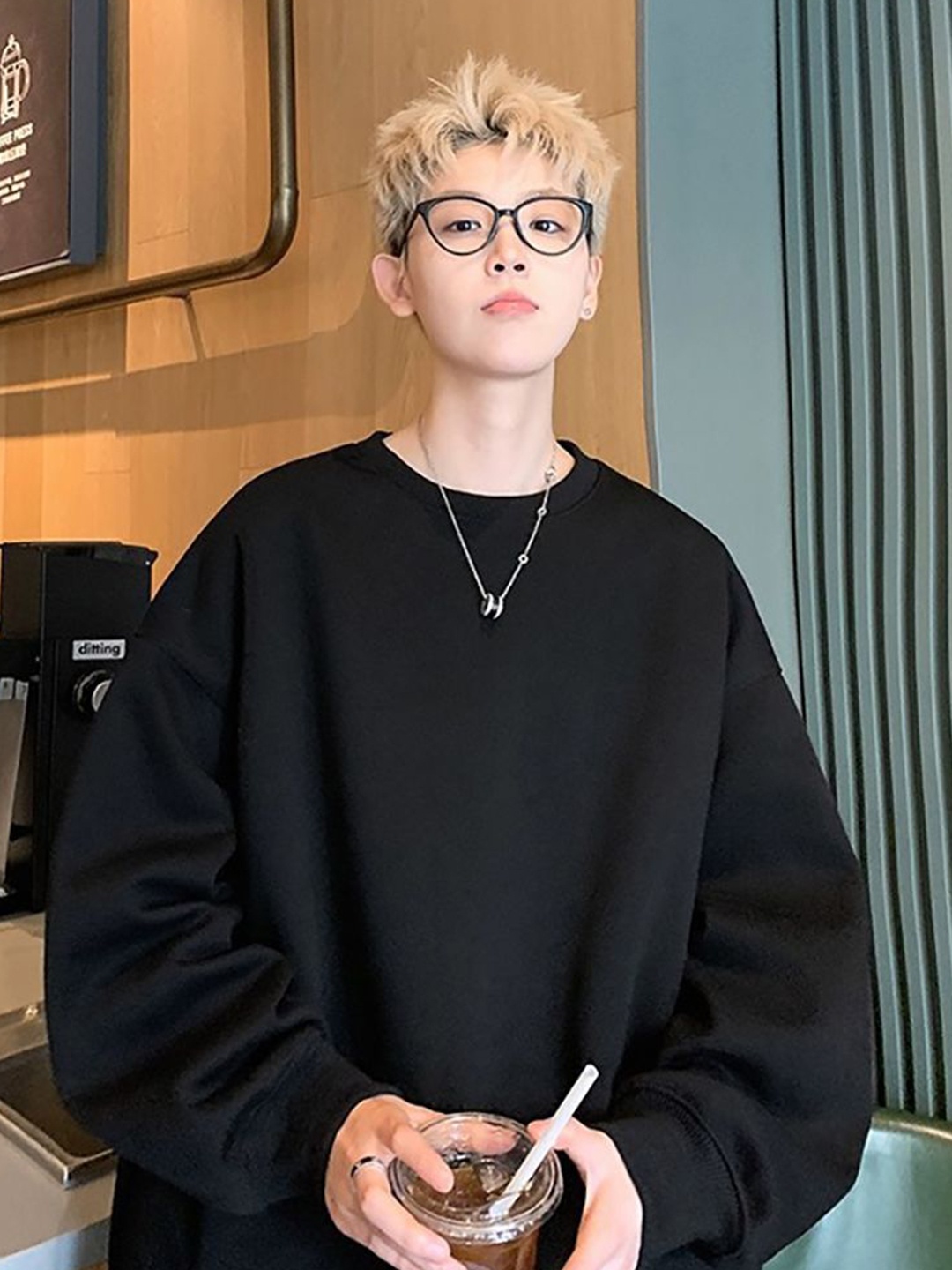 

StyleCast x Revolte Men Sweatshirt, Black