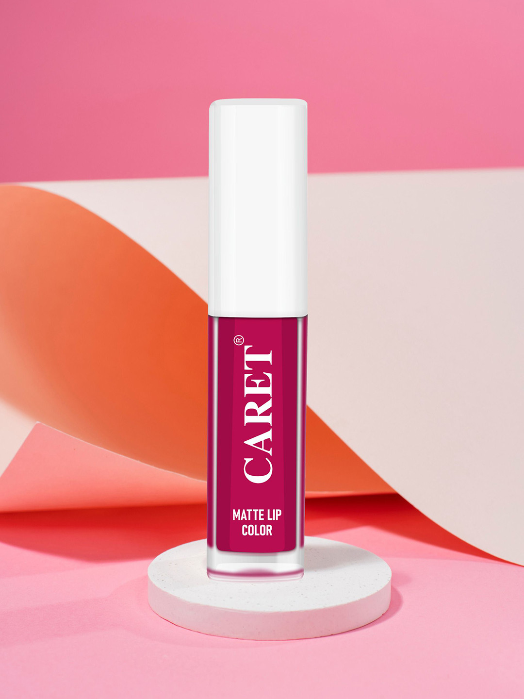 

CARET ORGANIC Super-Pigmented 12 Hour Long Stay Liquid Matte Lipstick - 2 ml - Magenta- 5, Pink