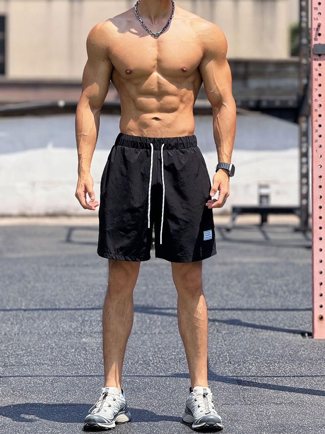 

StyleCast x Revolte Men Shorts, Black