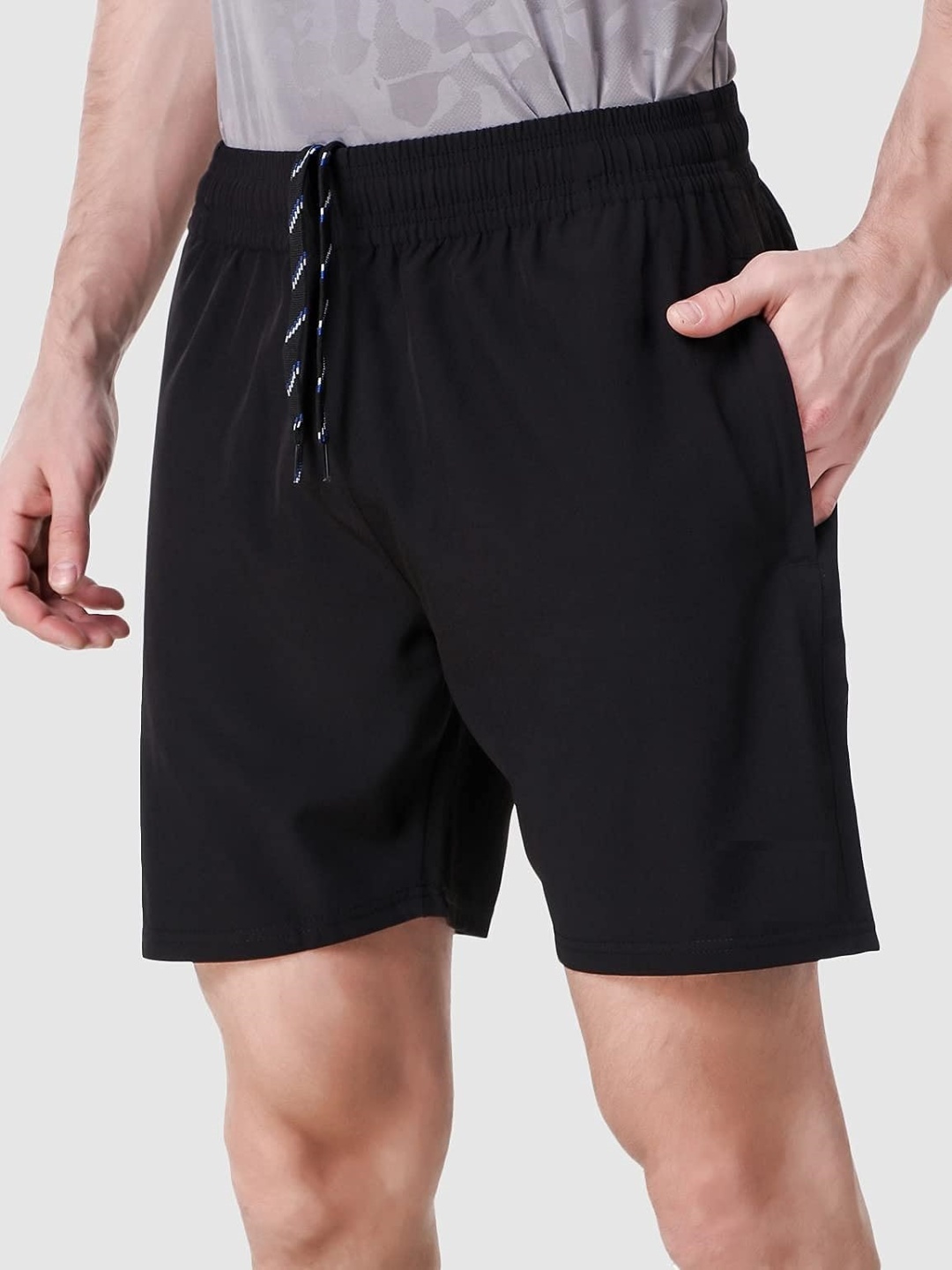 

BAESD Men Running Cotton Sports Boxer Shorts, Black