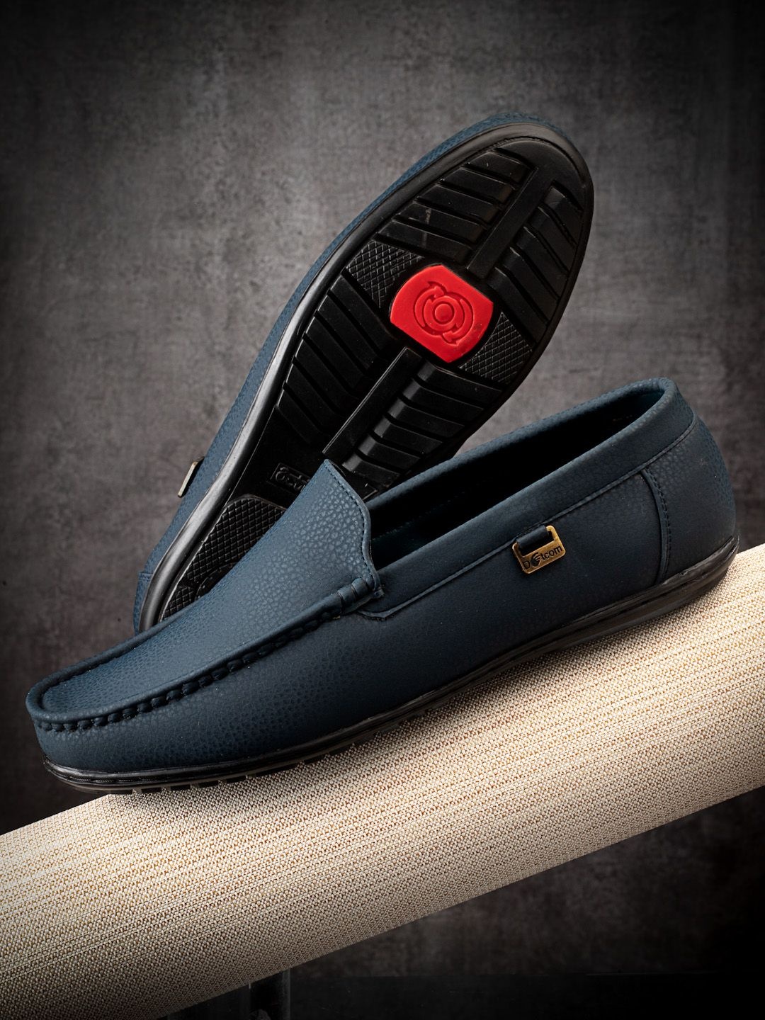 

Action Men Moisture Wicking Slip-On Loafers, Navy blue