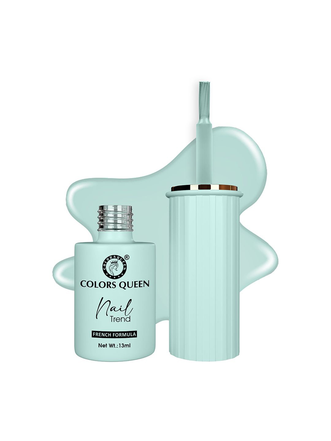 

Colors Queen Nail Trend French Formula Polish 13ml - Open Sky, Blue