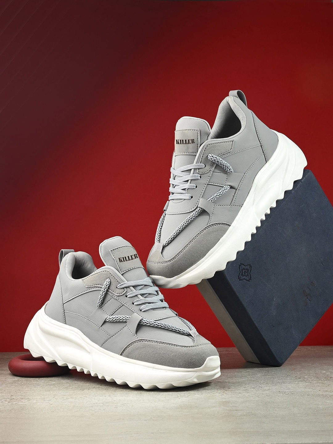 

Killer Men Lightweight Lace-Ups Sneakers, Grey