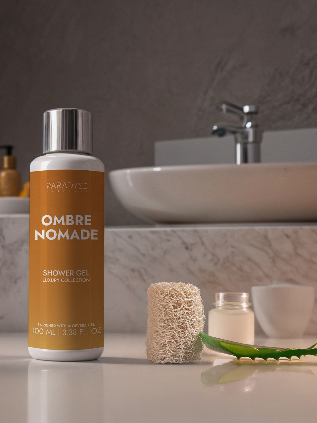 

PARADYSE PERFUMES Ombre Nomade Body Wash With Aloe Vera Gel - 100 ml, Transparent