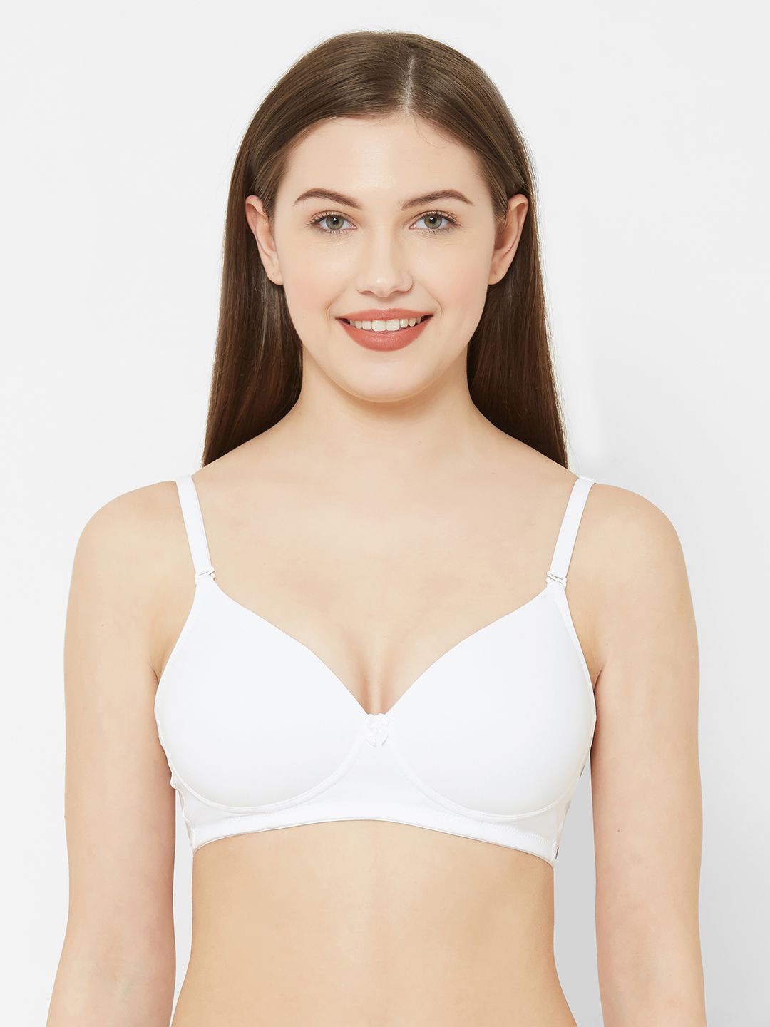 

Juliet Women All Day Comfort Full Coverage Lightly Padded Seamless T-shirt Bra, White