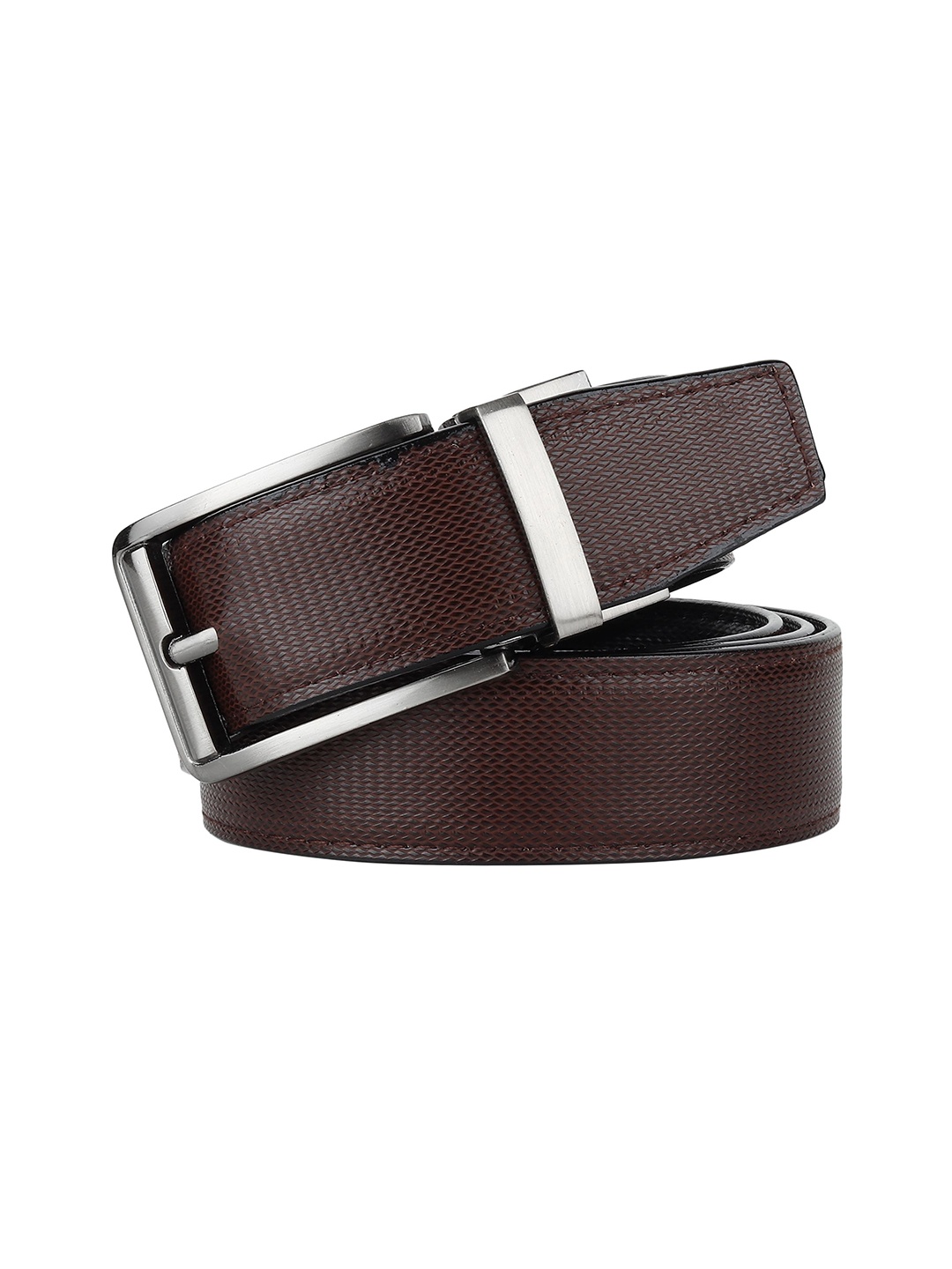 

Provogue Men Textured Reversible Formal Belt, Brown
