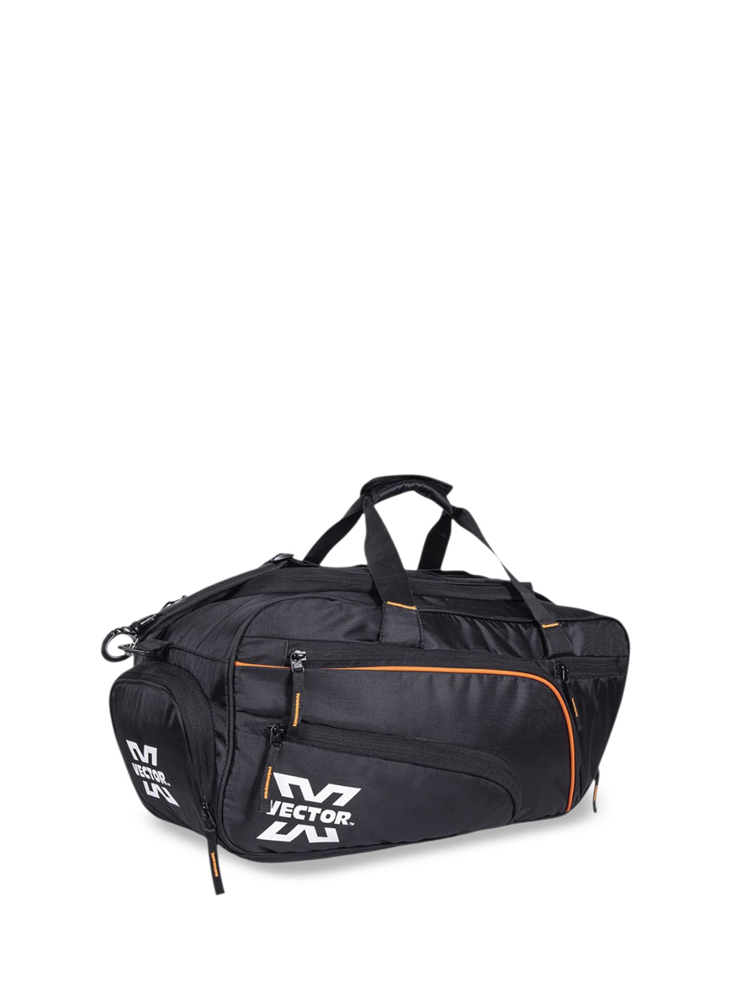 

VECTOR X Large Foldable Sports or Gym Duffel Bag, Black