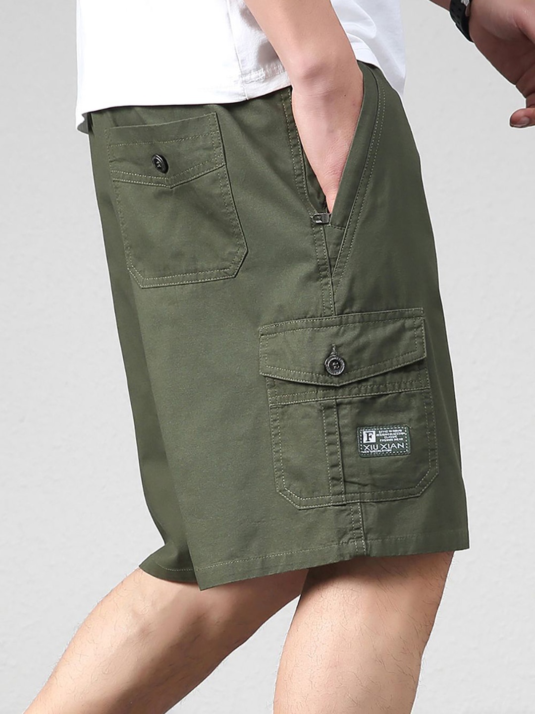 

StyleCast x Revolte Men Shorts, Green