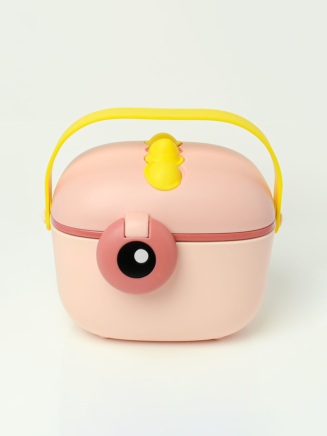 

The Little Lookers Kids Milk Container With Carry Handle & Spoon Container, Peach