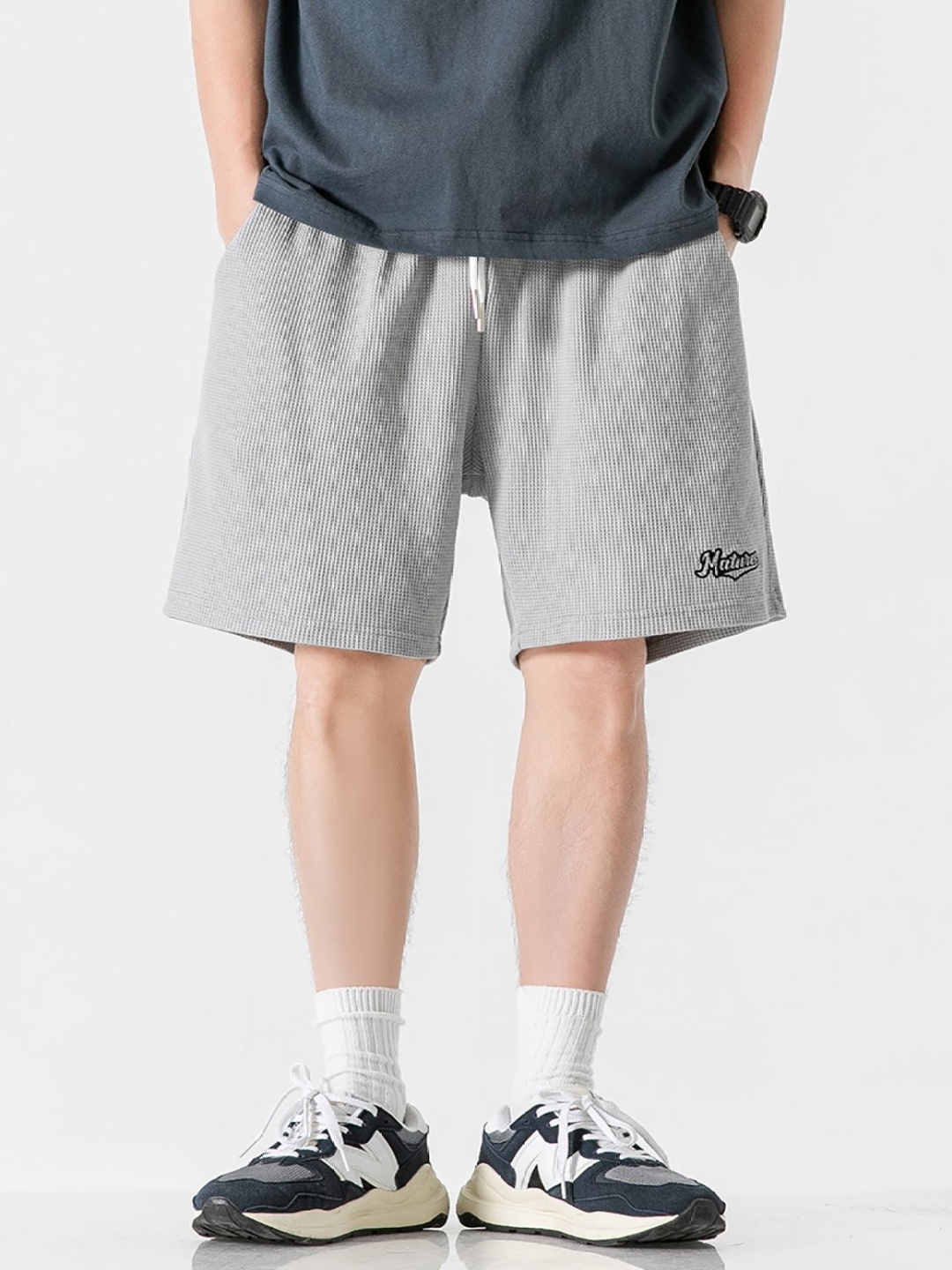 

StyleCast x Revolte Men Outdoor Shorts, Grey