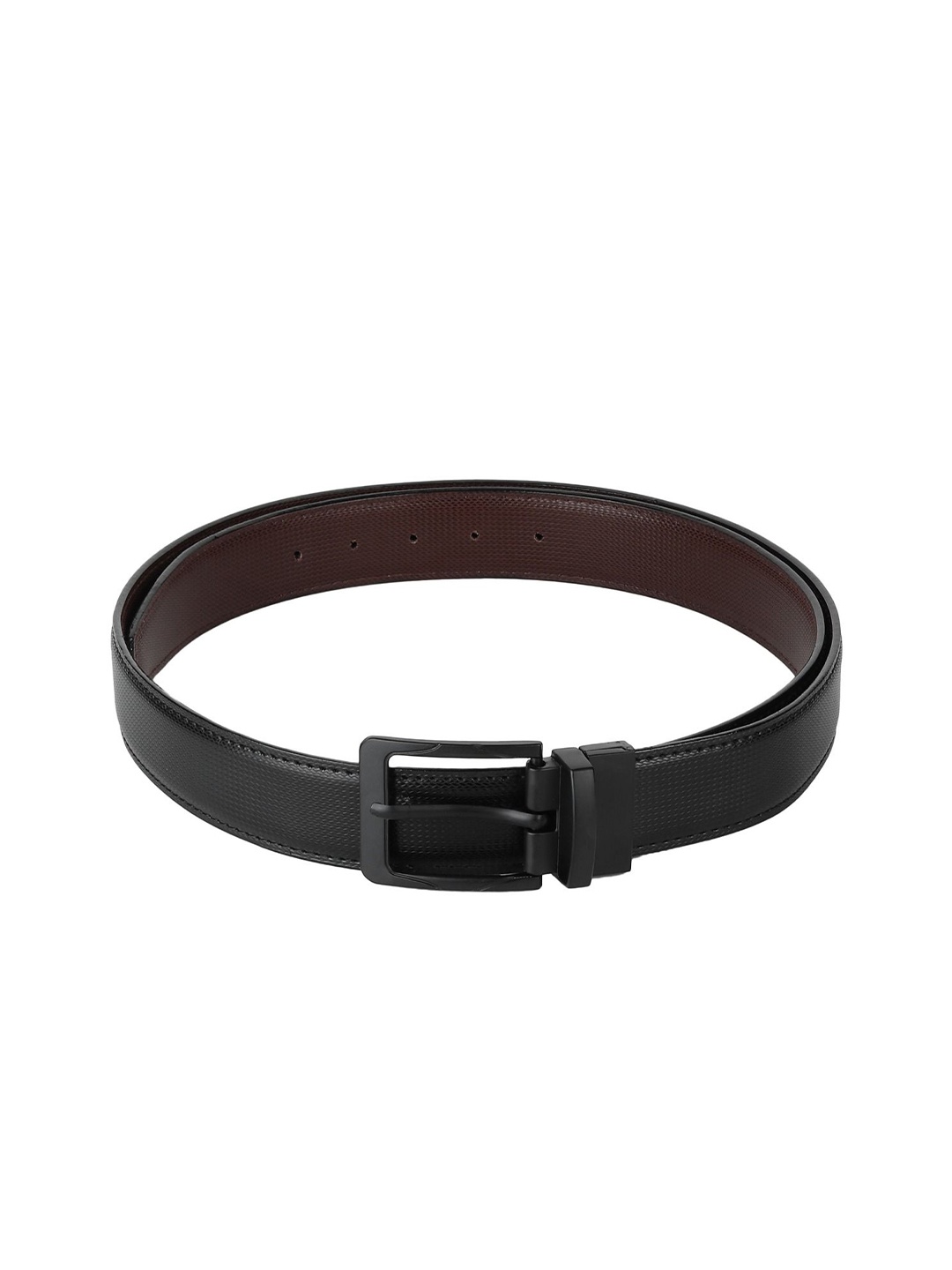 

Provogue Men Textured Reversible Formal Belt, Black