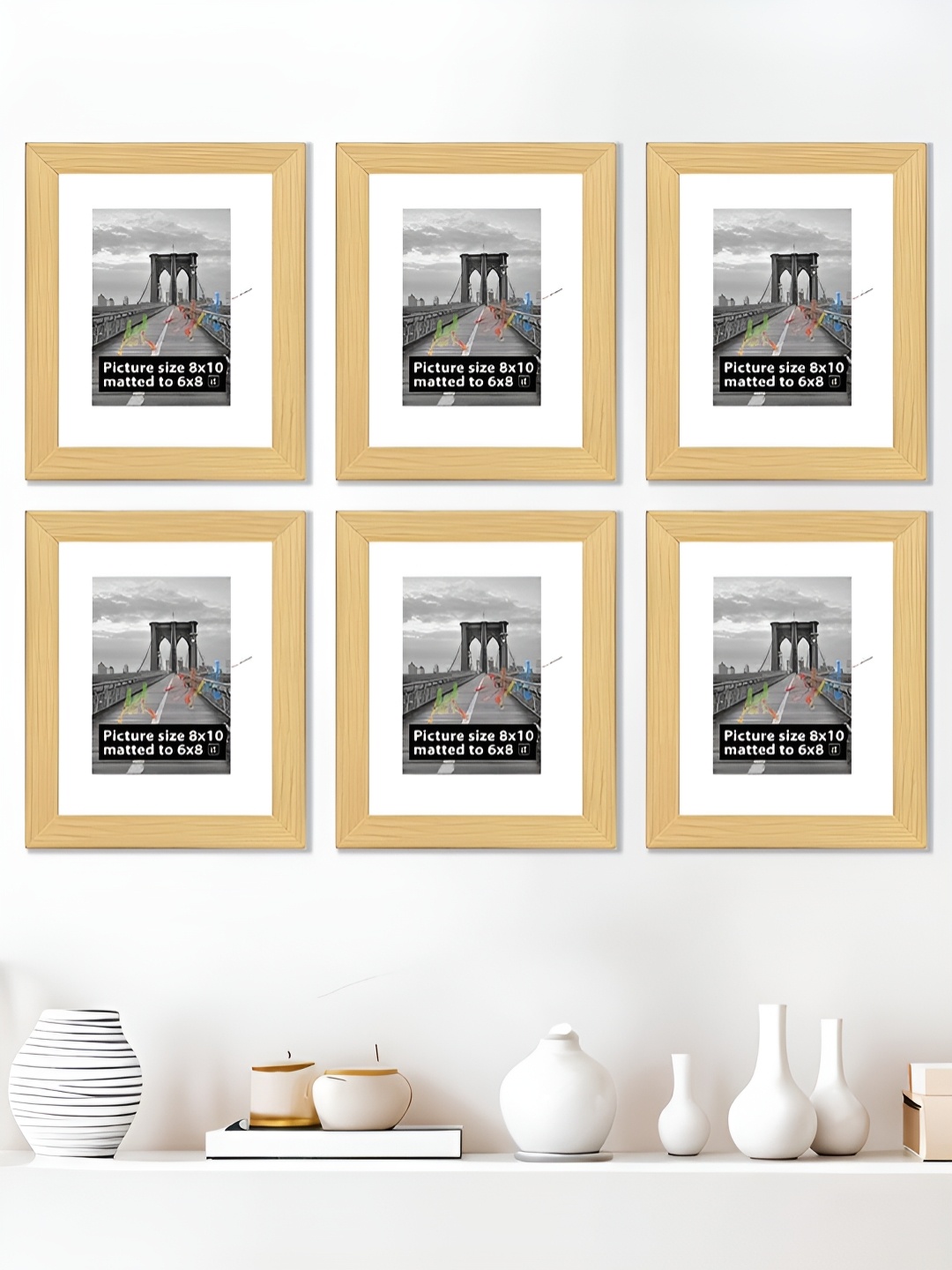

Art Street Beige 5 to 7 Pieces Wood Wall Photo Frames