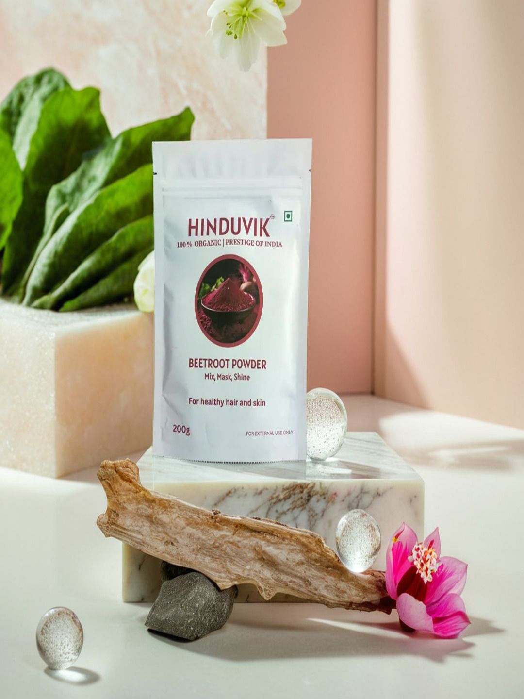 

HINDUVIK Beetroot Powder For Hair & Skin - 200 g, Red