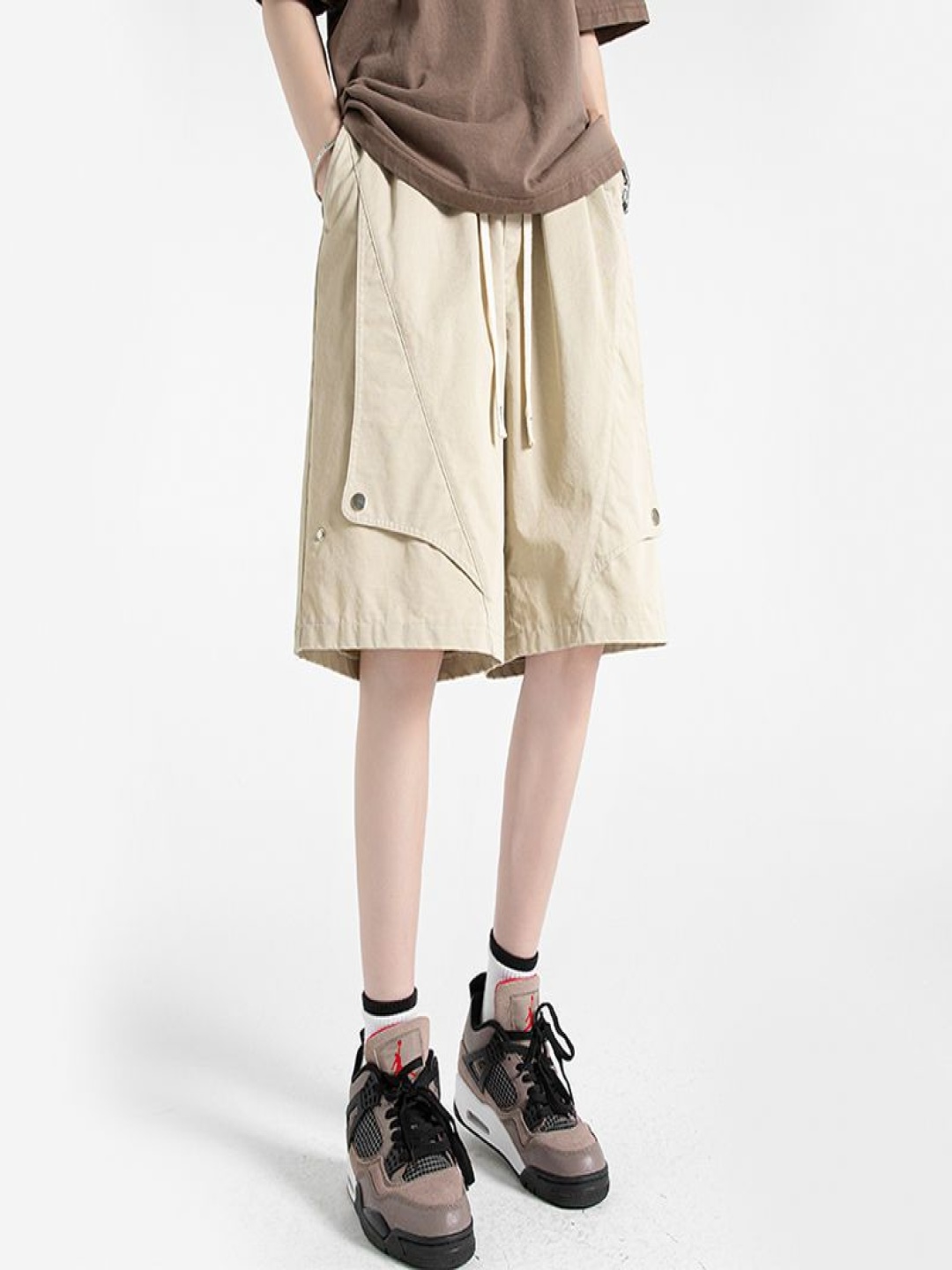 

StyleCast x Revolte Men Shorts, Khaki