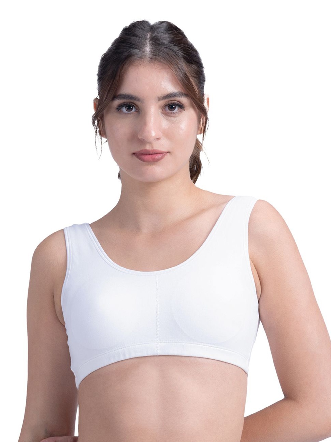 

VStar Women Full Coverage Lightly Padded Beginners Bra, White
