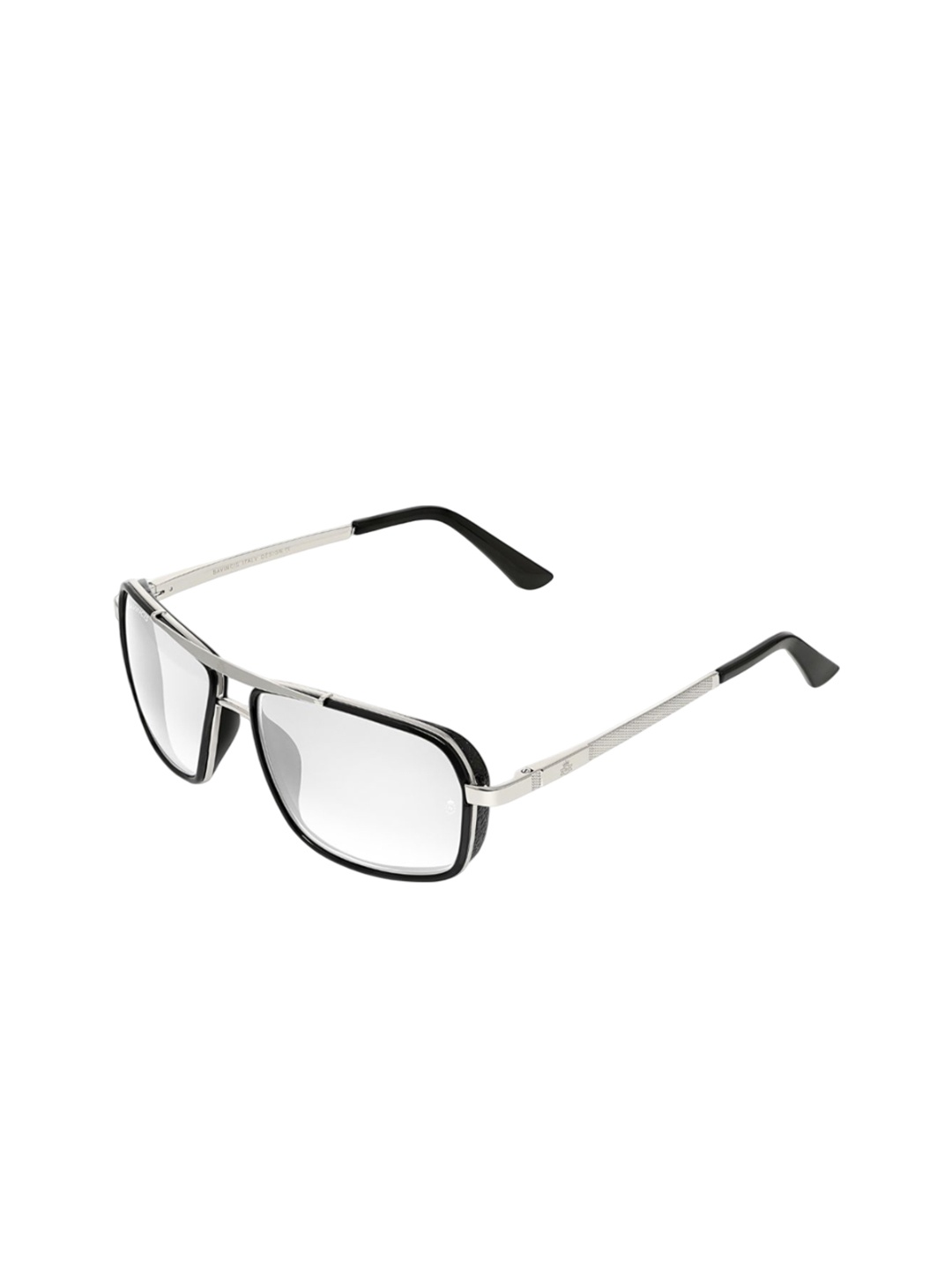 

BAVINCIS Unisex Square Sunglasses with UV Protected Lens, Transparent