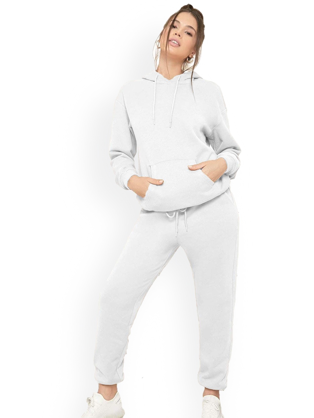 

NOTWILD Women Hooded Tracksuits, White