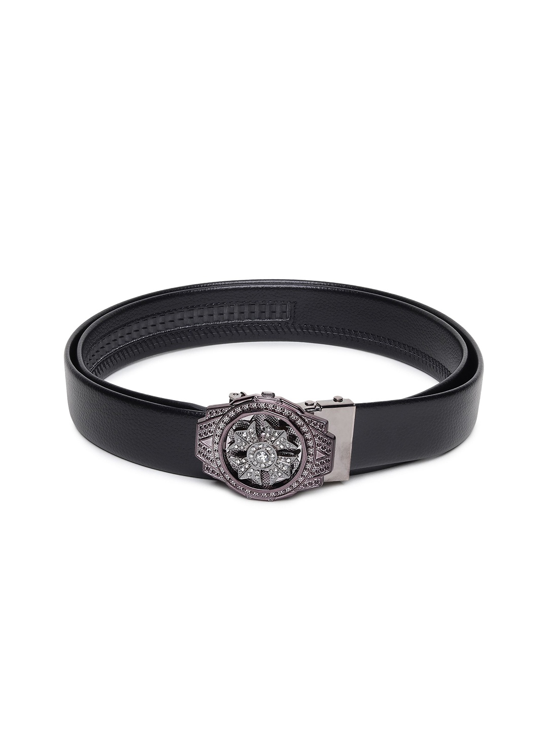 

Provogue Men Textured Belt, Black