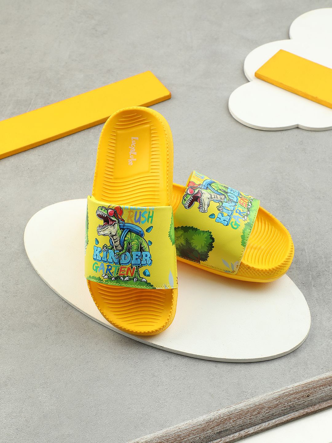 

Liberty Kids Printed Sliders, Yellow