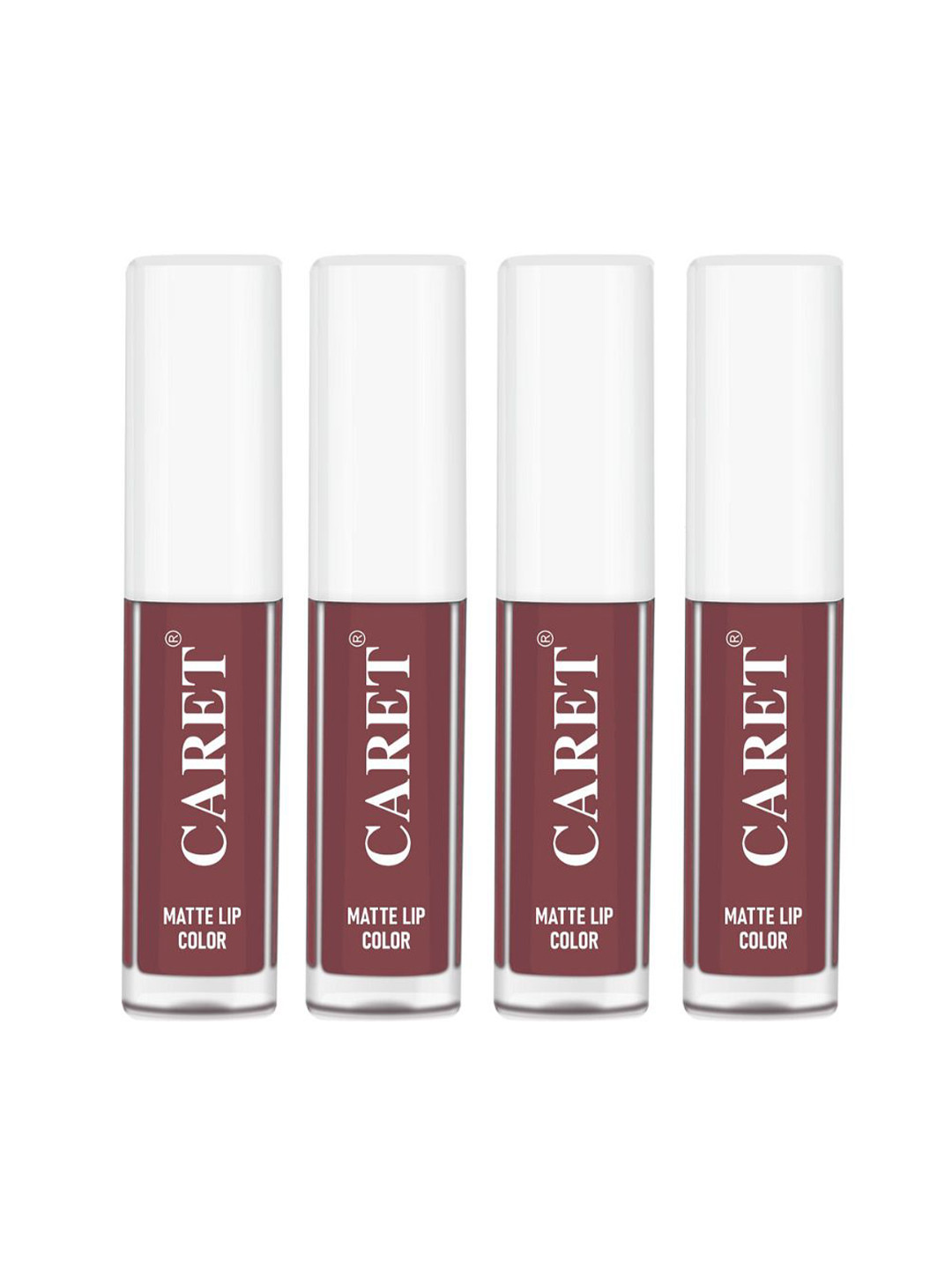 

CARET ORGANIC Set Of 4 Super-Pigmented Liquid Mini Matte Lipsticks - 8 ml - Brown - 1